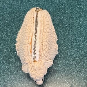 Tory Burch Ivory Sheep-Shaped Pouch